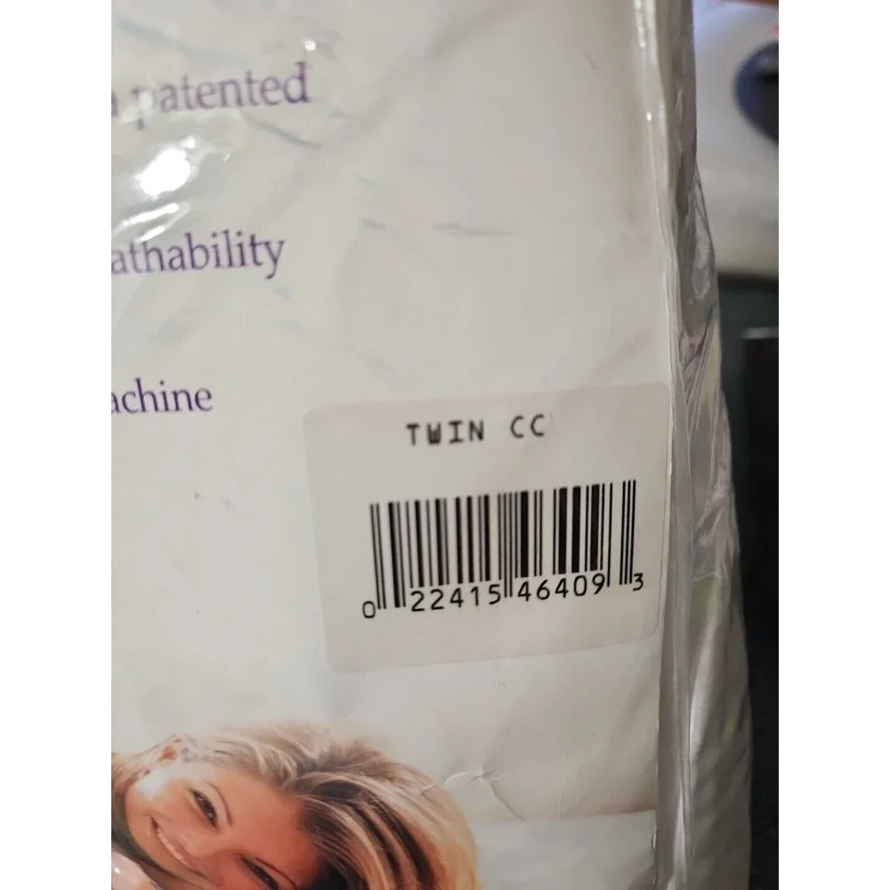 Allergy Control Pristine Complete Comforter Cover Twin White NEW Open Package